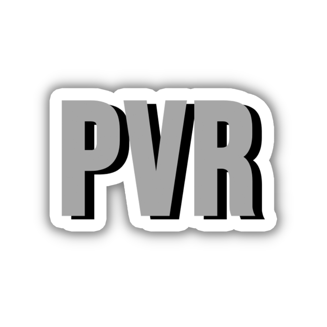 PVR Double Layered Sticker