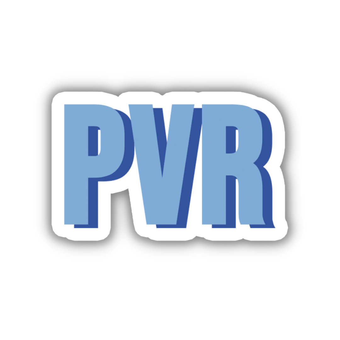 PVR Double Layered Sticker