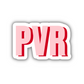 PVR Double Layered Sticker