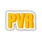 PVR Double Layered Sticker