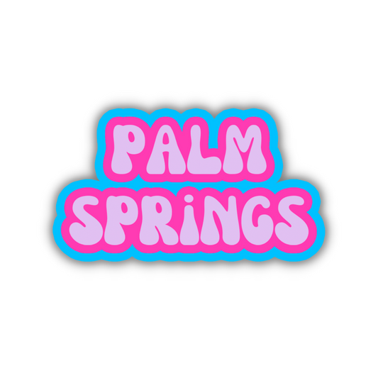 Palm Springs Cloud Sticker