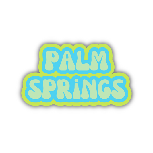 Palm Springs Cloud Sticker