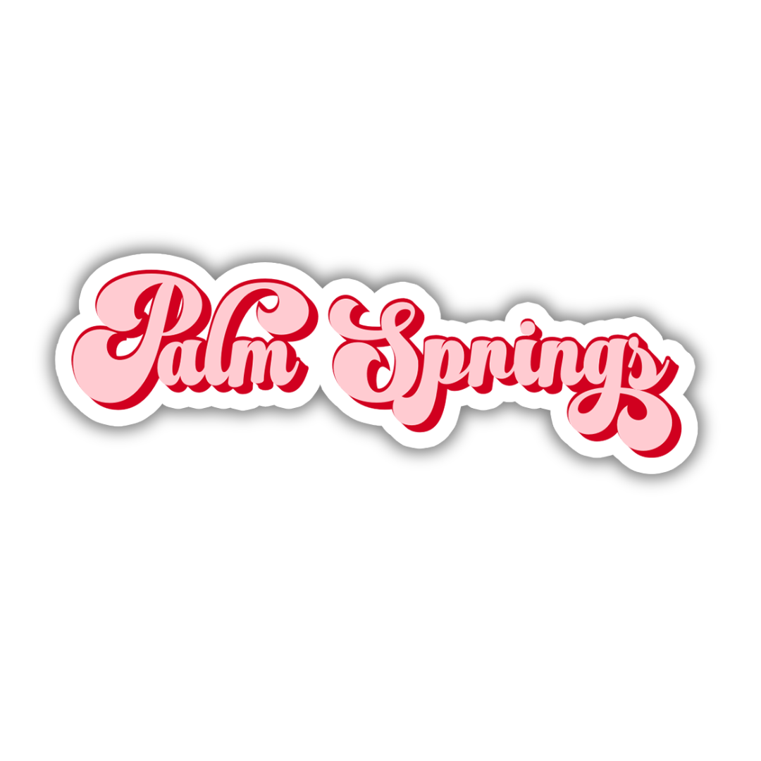 Palm Springs Vintage Sticker