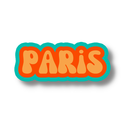 Paris Cloud Sticker