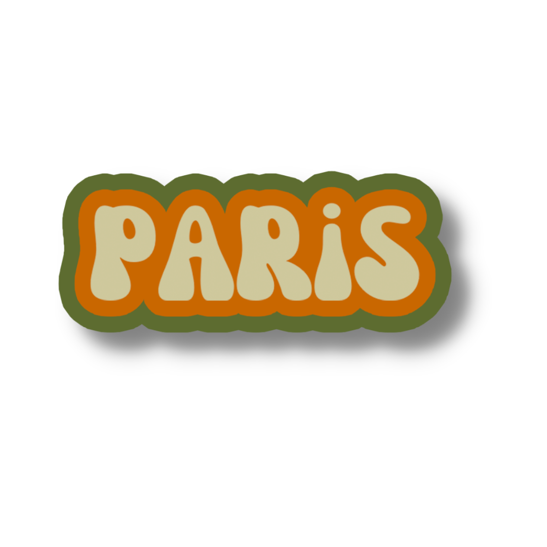 Paris Cloud Sticker