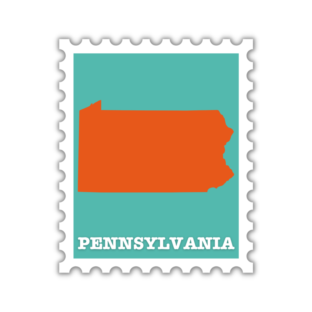 Pennsylvania Stamp Sticker