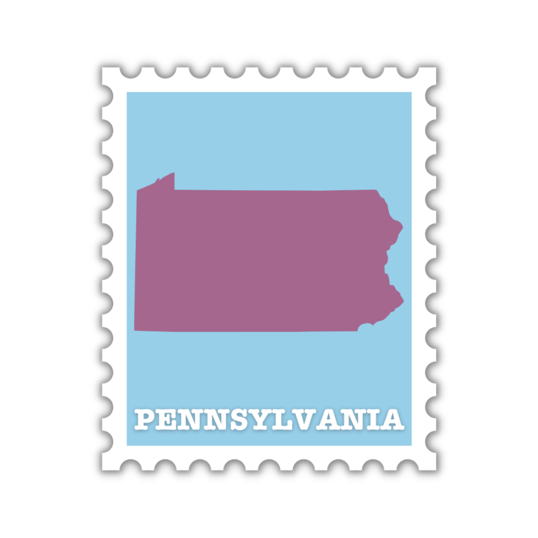 Pennsylvania Stamp Sticker