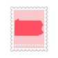 Pennsylvania Stamp Sticker