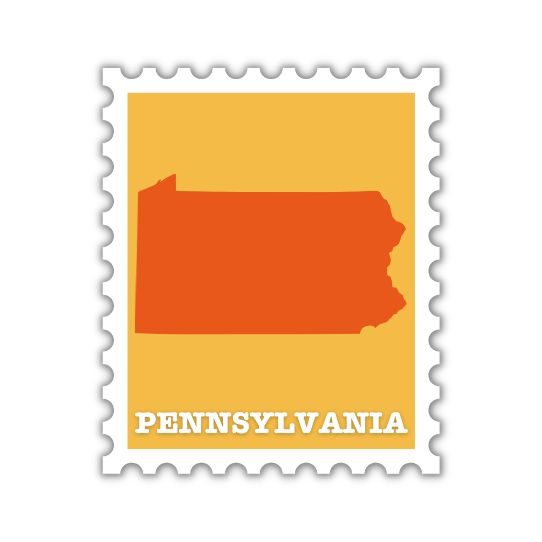 Pennsylvania Stamp Sticker