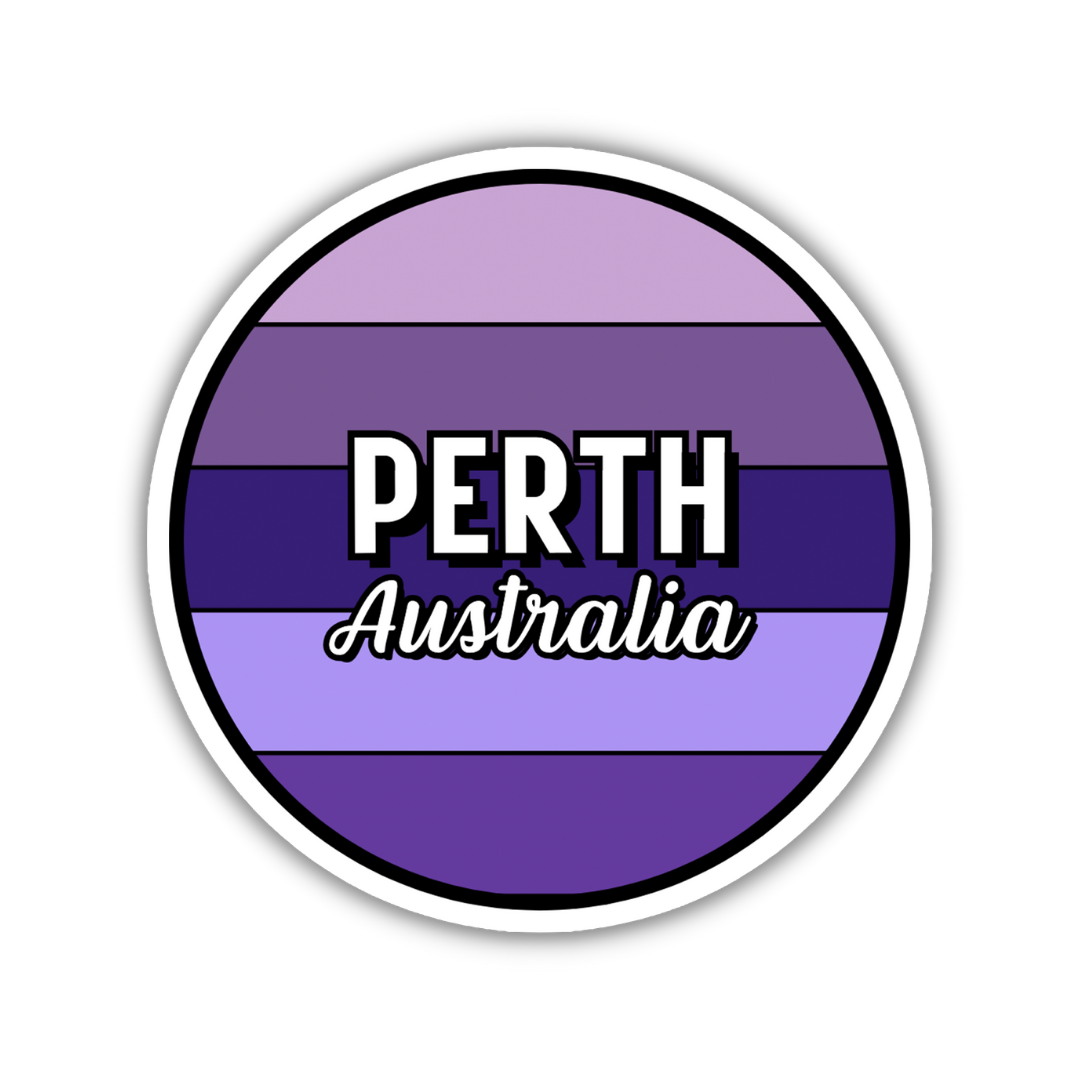 Perth, Australia Circle Sticker