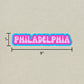 Philadelphia Cloud Sticker