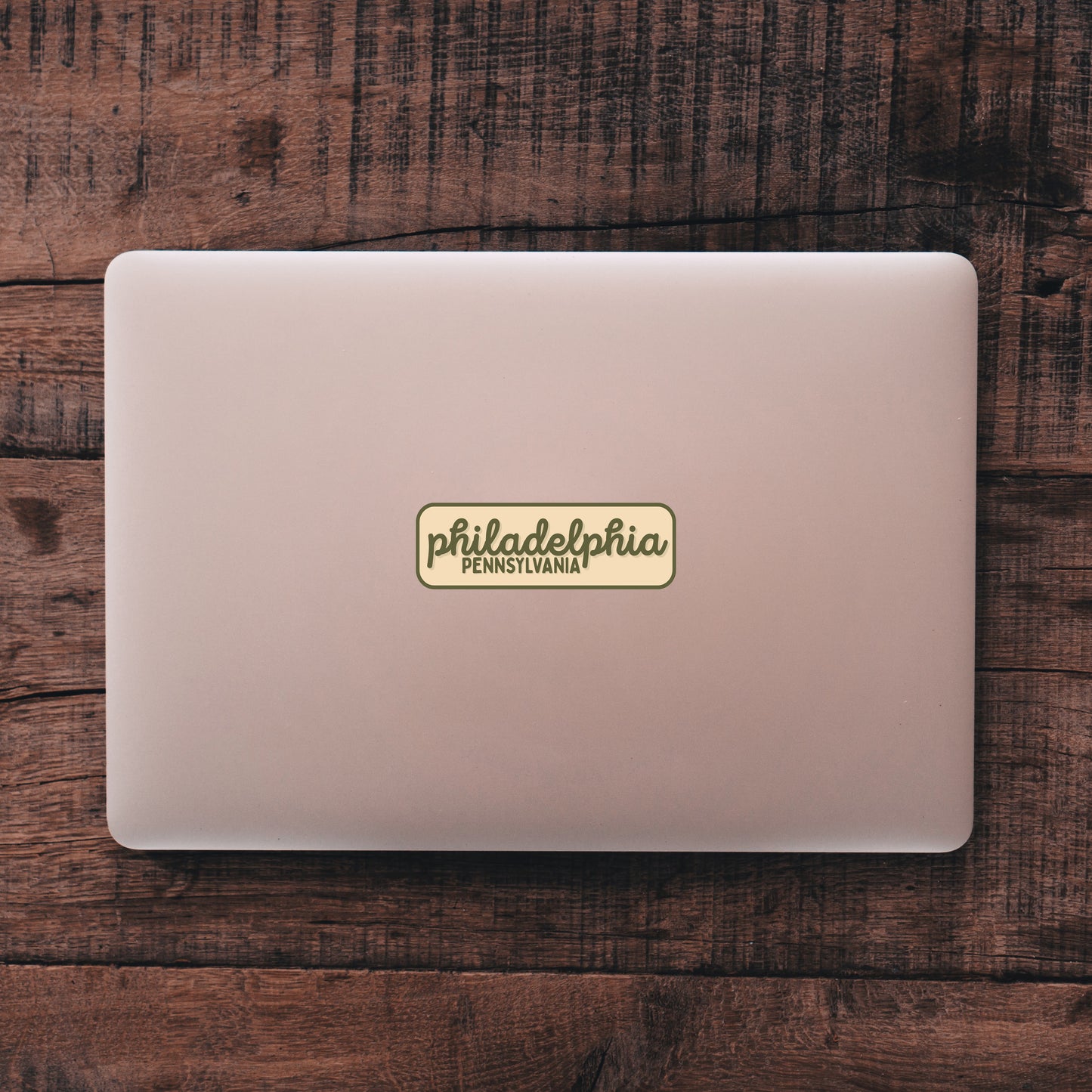 Philadelphia, Pennsylvania Retro Travel Sticker – Colorful Vinyl Decal for Laptop, Water Bottle & Luggage