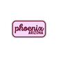 Phoenix, Arizona Retro Travel Sticker – Colorful Vinyl Decal for Laptop, Water Bottle & Luggage