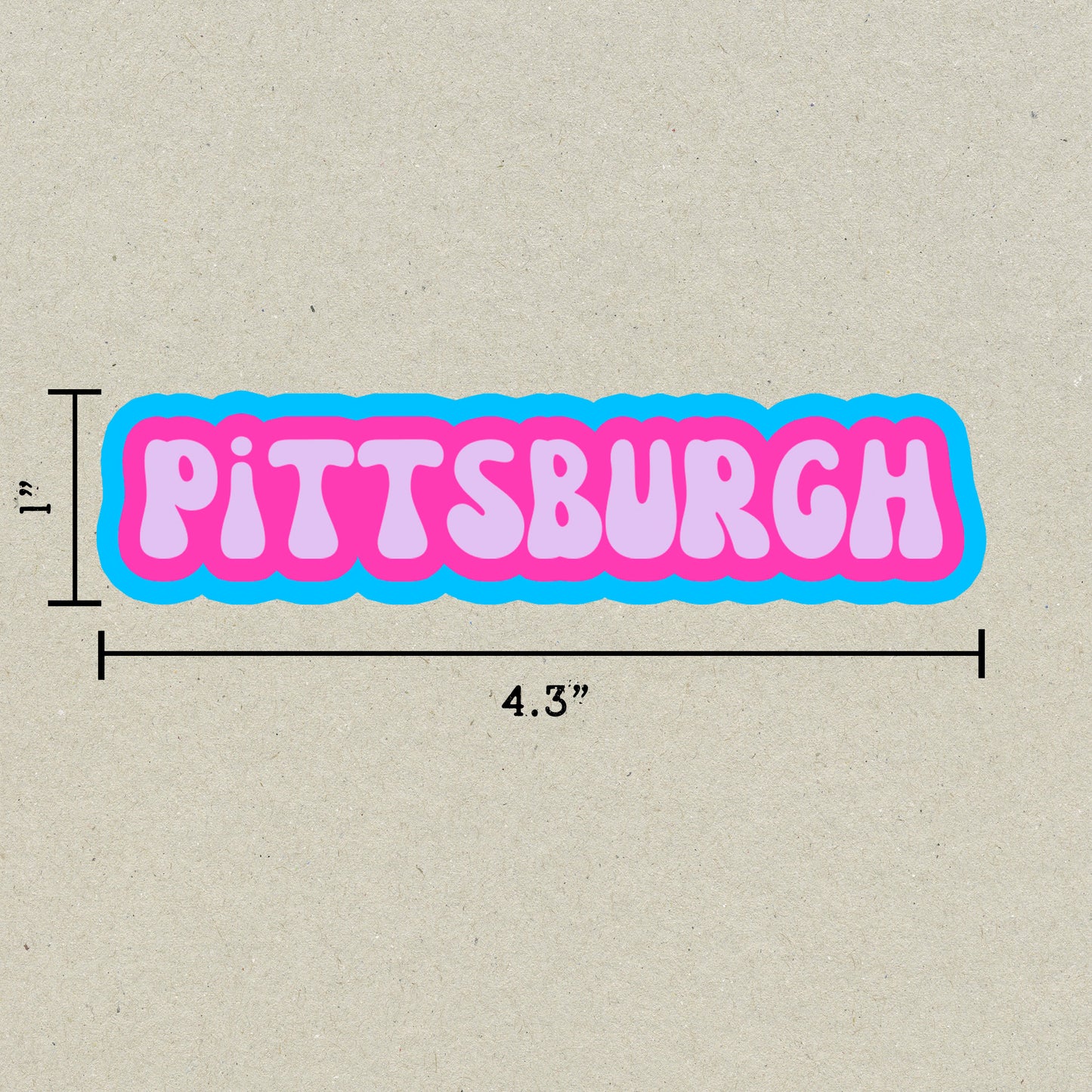 Pittsburgh Cloud Sticker