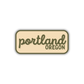 Portland, Oregon Retro Travel Sticker – Colorful Vinyl Decal for Laptop, Water Bottle & Luggage