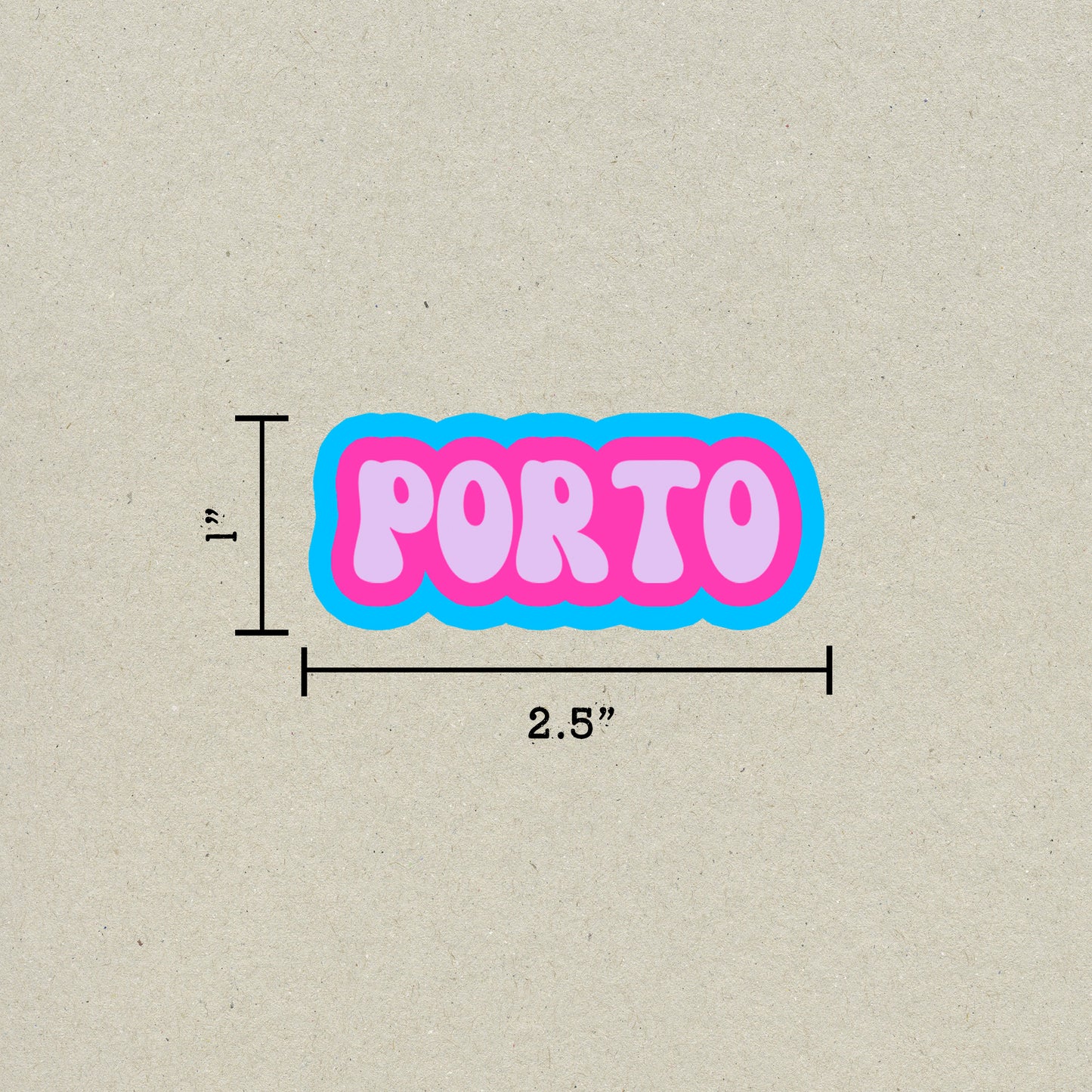 Porto Cloud Sticker