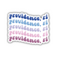 Providence, RI Retro Sticker
