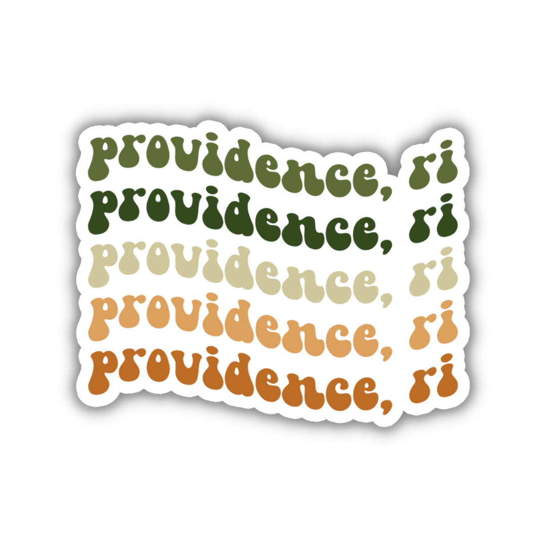 Providence, RI Retro Sticker