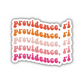 Providence, RI Retro Sticker