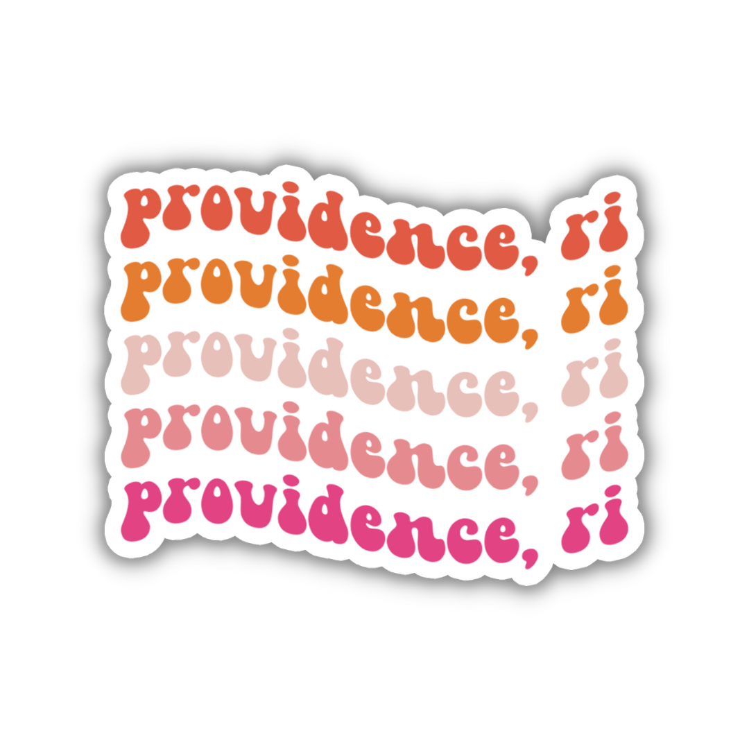 Providence, RI Retro Sticker