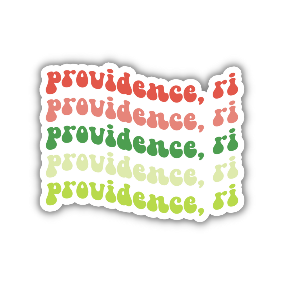 Providence, RI Retro Sticker