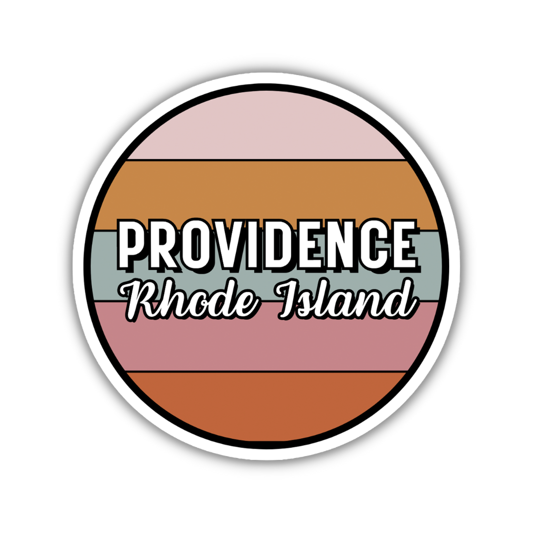 Providence, Rhode Island Circle Sticker