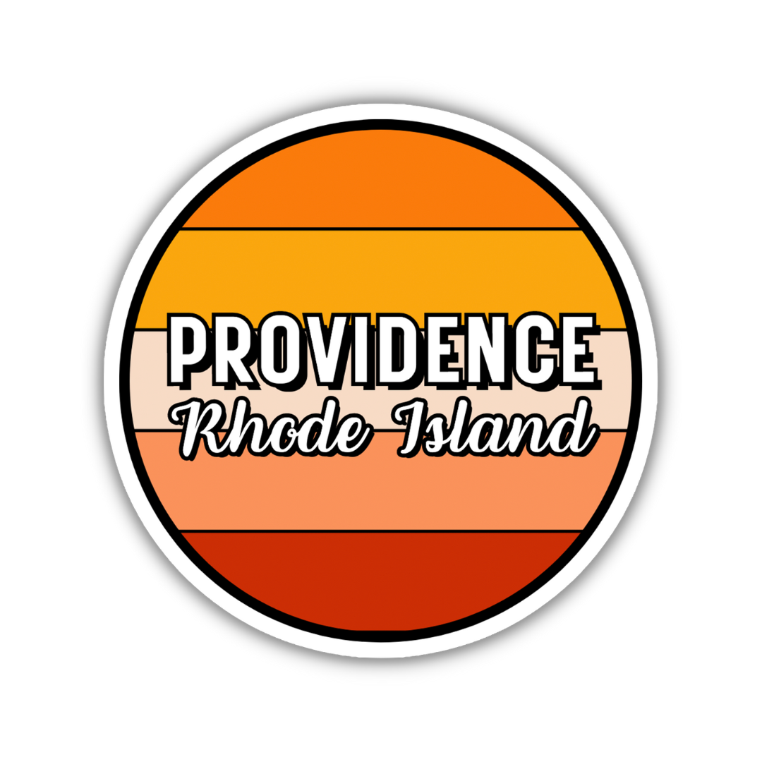 Providence, Rhode Island Circle Sticker