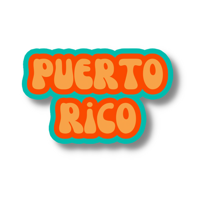 Puerto Rico Cloud Sticker