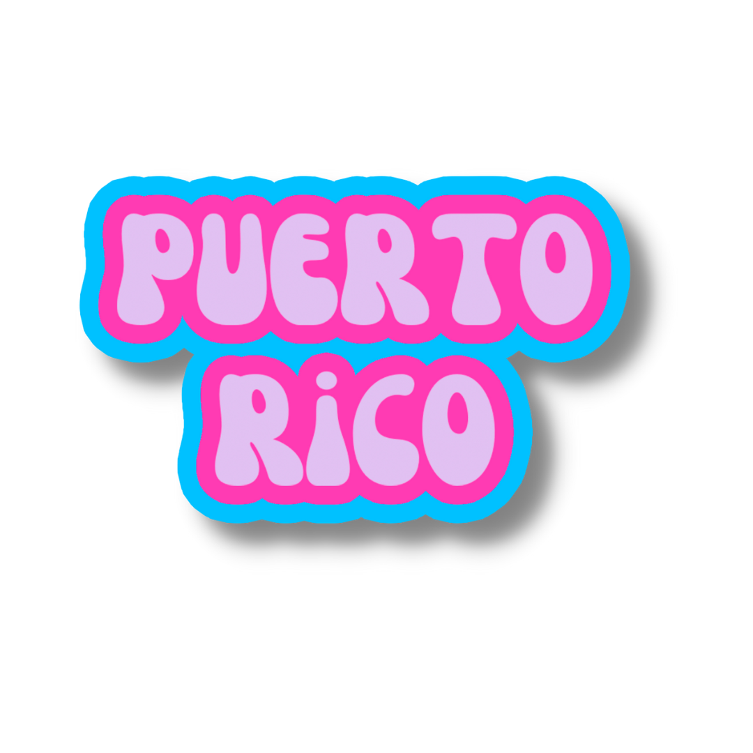 Puerto Rico Cloud Sticker