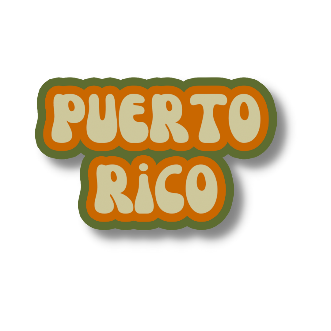 Puerto Rico Cloud Sticker