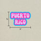 Puerto Rico Cloud Sticker