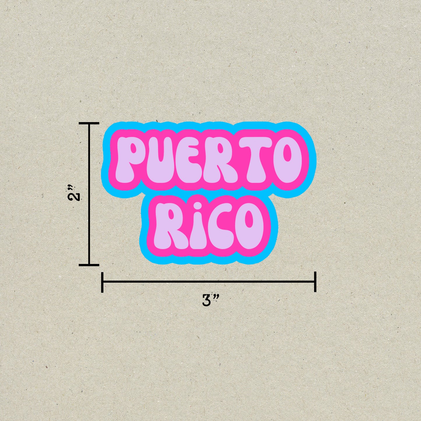 Puerto Rico Cloud Sticker