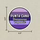 Punta Cana, Dominican Republic Circle Sticker