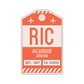 RIC Vintage Luggage Tag Sticker