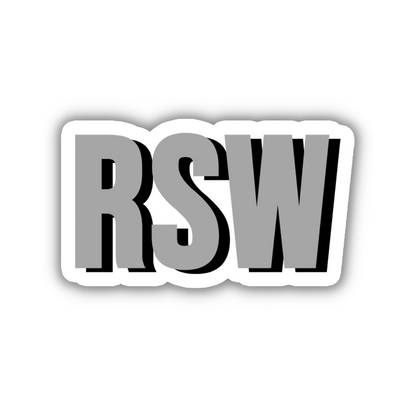 RSW Double Layered Sticker
