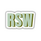 RSW Double Layered Sticker