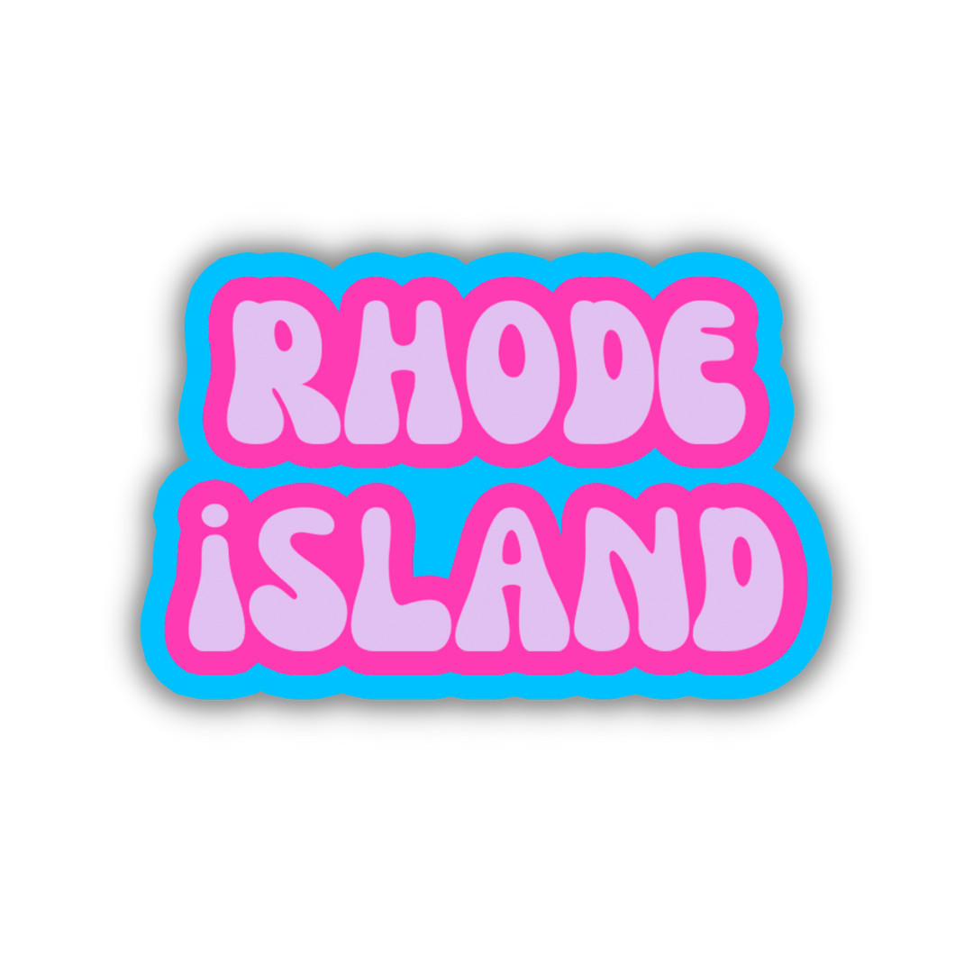 Rhode Island Cloud Sticker