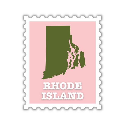 Rhode Island Stamp Sticker