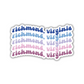 Richmond, Virginia Retro Sticker