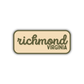Richmond, Virginia Retro Travel Sticker – Colorful Vinyl Decal for Laptop, Water Bottle & Luggage