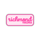 Richmond, Virginia Retro Travel Sticker – Colorful Vinyl Decal for Laptop, Water Bottle & Luggage