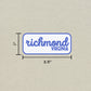 Richmond, Virginia Retro Travel Sticker – Colorful Vinyl Decal for Laptop, Water Bottle & Luggage