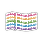 Rocky Mountains National Park Retro Sticker