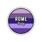 Rome, Italy Circle Sticker