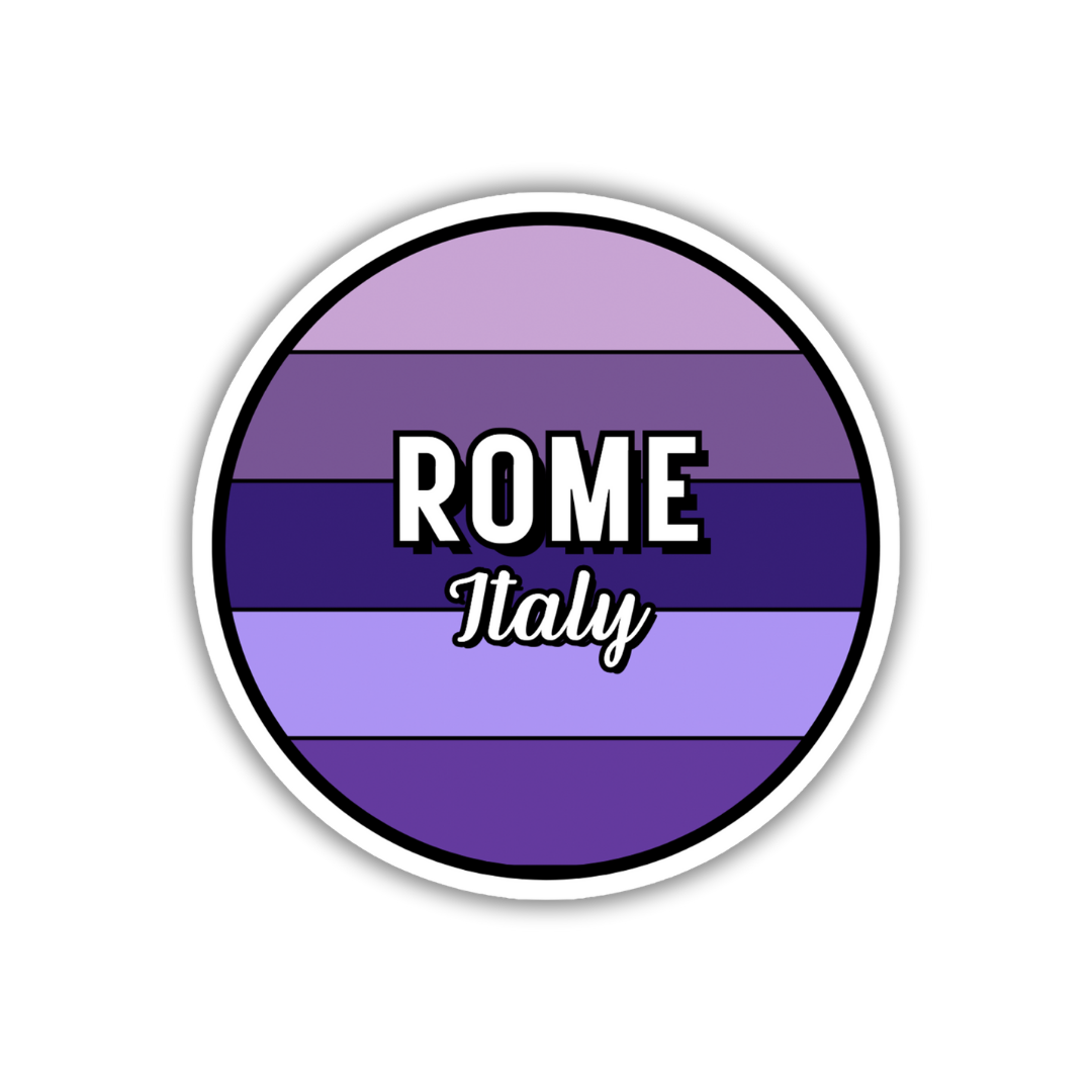 Rome, Italy Circle Sticker