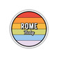 Rome, Italy Circle Sticker