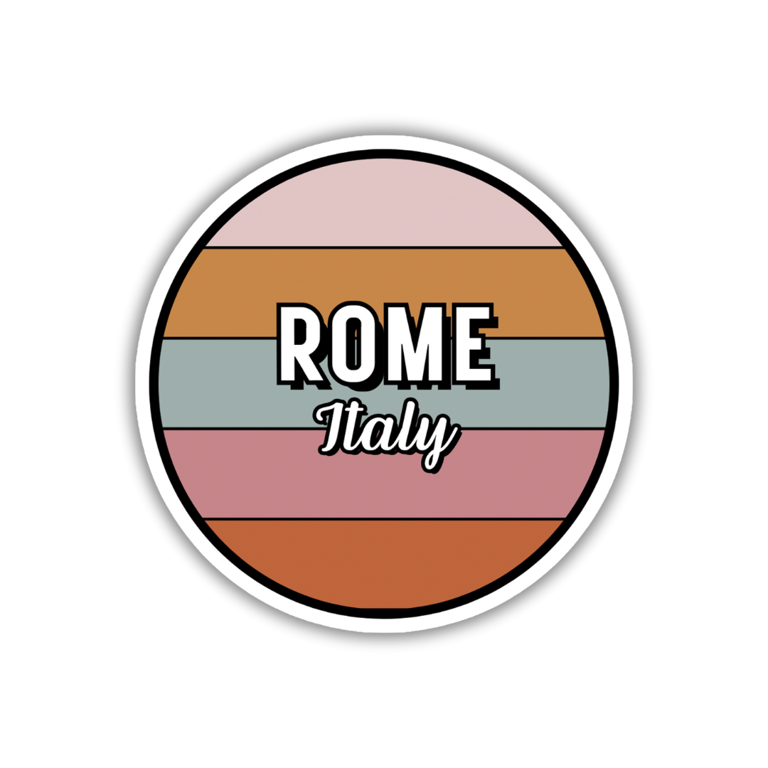 Rome, Italy Circle Sticker