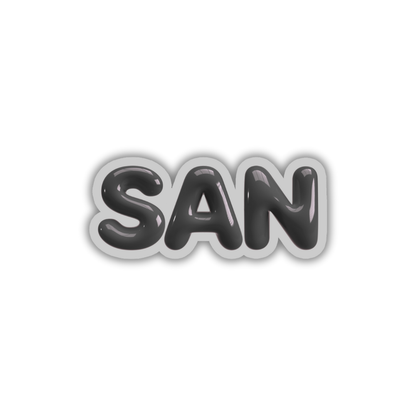 SAN Bubble Sticker