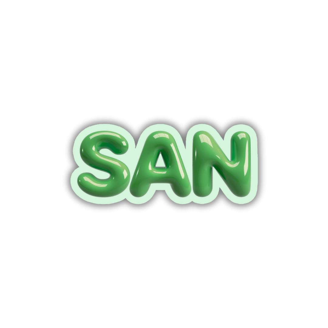 SAN Bubble Sticker