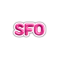 SFO Bubble Sticker